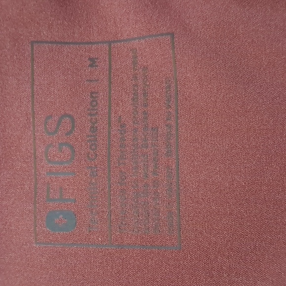 Figs Mineral Mauve Scrub Set Casma Top M Zamora Joggers Scrub Pants Size M/T - Picture 9 of 12